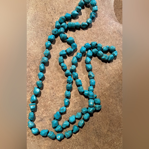 Turquoise Bead Necklace - Picture 2 of 2